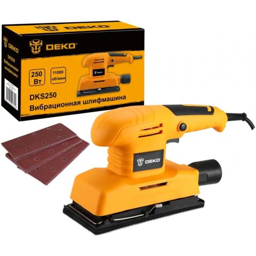 Шлифмашина вибрационная Deko DKS250 250 Вт