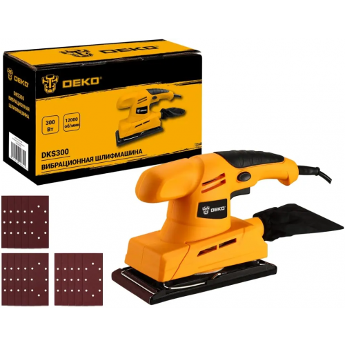 Шлифмашина вибрационная Deko DKS300 300 Вт