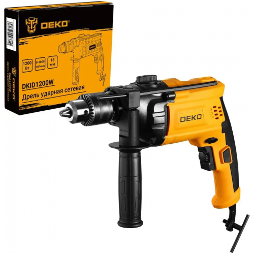 Дрель ударная сетевая Deko DKID1200W 1200 Вт 230 В
