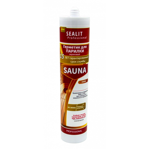 Герметик акриловый для парилки Sealit Professional Sauna 280 мл сосна