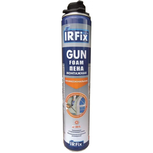 Пена монтажная профессиональная Irfix Gun Foam 750 мл летняя