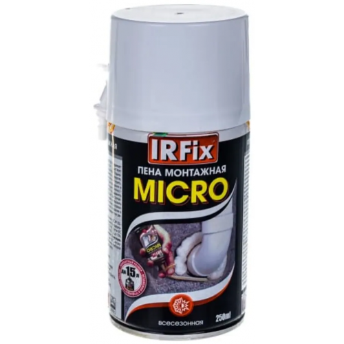 Пена монтажная всесезонная Irfix Micro 250 мл