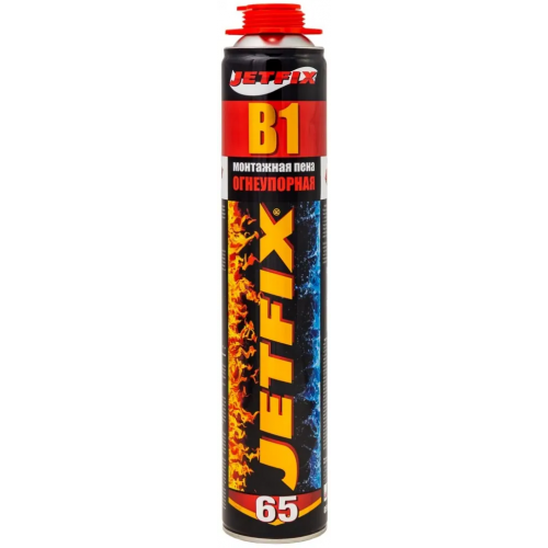 Пена монтажная огнеупорная Jetfix B1 800 мл