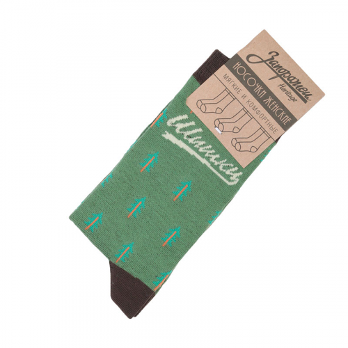 Носки Запорожец heritage W Шишки-green