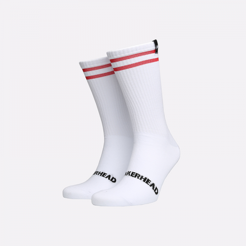 Носки Sneakerhead 2 Stripes SNKR white-red