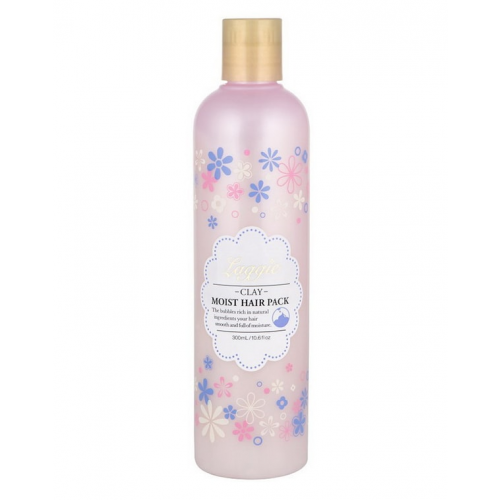Маска для окрашенных волос, восстанавливающая, увлажняющая Clay Moist Hair Pack, Laggie, 300 мл