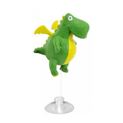 Декор для аквариумов PRIME Зеленый дракончик (игрушка-поплавок) 8х6,5х8,5см