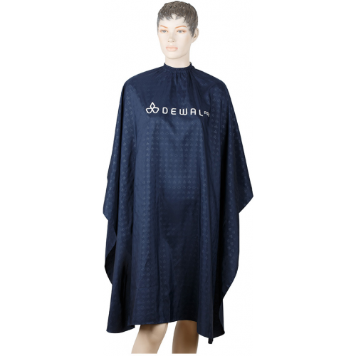 Пеньюар для стрижки "Логотип" DEWAL AA01Blue