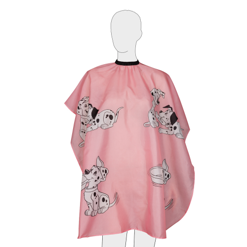 Пеньюар для стрижки "Собачки" DEWAL AA11pink