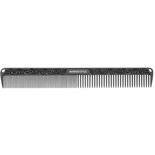 Расческа металлическая BARBER STYLE DEWAL JF10215black