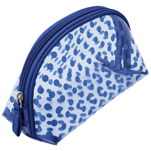 Косметичка "Горох" DEWAL BEAUTY BG-12blue
