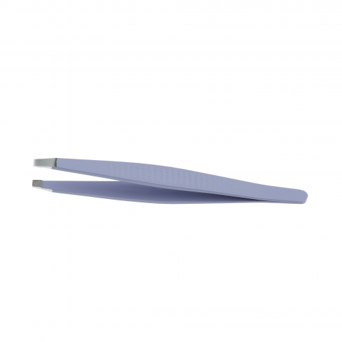 Пинцет косметический с ребристой вставкой DEWAL BEAUTY TW-80FY