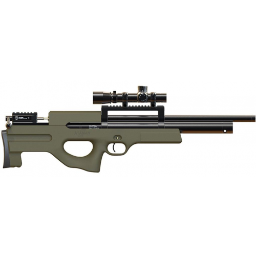 Пневматическая винтовка ATAMAN BULLPUP M2R 435/RB 5.5 (Зелёный)(магазин в комплекте)
