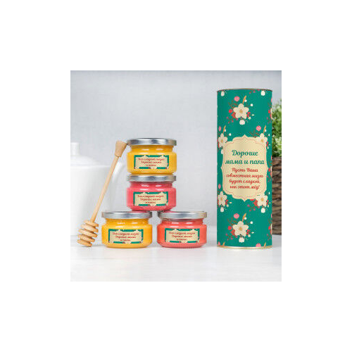 Подарочный набор меда «Для совместной сладкой жизни»