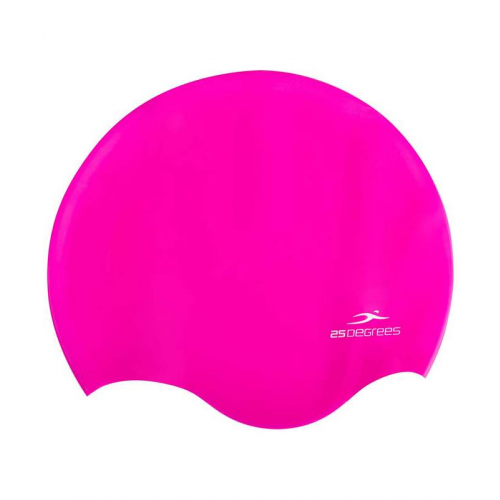 Шапочка для плавания 25DEGREES Diva Pink, силикон, подростковый, для длинных волос