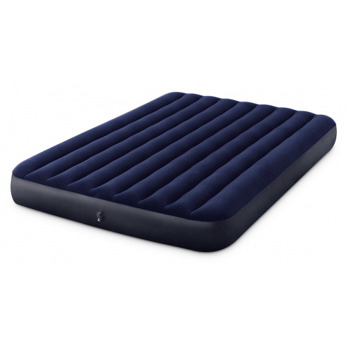 Надувной матрас Intex Classic Downy Airbed Fiber-Tech, 152х203х25см 64759