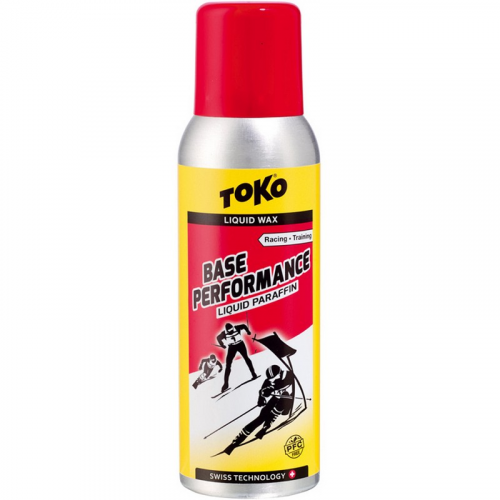 Экспресс смазка TOKO Base Performance Liquid Paraffin Red (-4°С -12°С) 100 ml