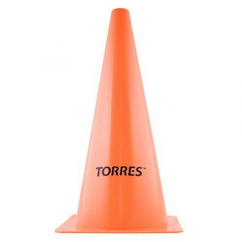 Конус тренировочный Torres TR1004, пластик, высота 38 см., оранжевый