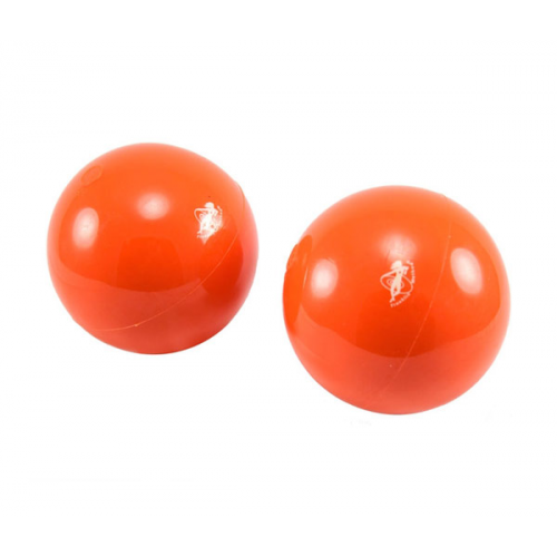 Мячи глянцевые Franklin Method 90.05 Franklin Universal, пара,10 см, оранжевый
