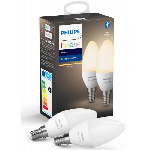Набор ламп Philips Hue White Bluetooth E14 (929002039904)