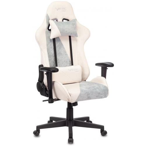 Игровое кресло Бюрократ VIKING X Fabric (White/Grey)