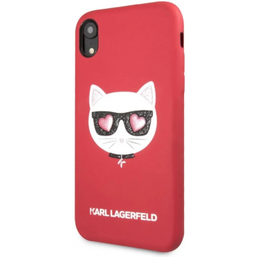 Чехол Karl Lagerfeld PU Leather Choupette (KLHCI61GLRE) для iPhone XR (Red)