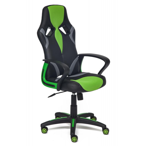 Игровое кресло Tetchair RUNNER (Black/Green)