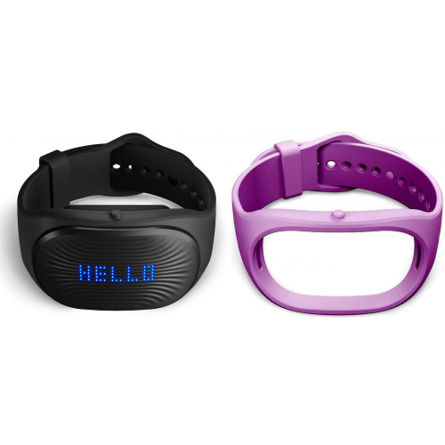 Фитнес-браслет Healbe GoBe 2 + ремешок (Black/Purple)