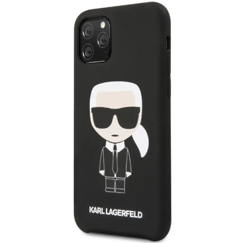 Чехол Karl Lagerfeld Liquid Iconic (KLHCN65SLFKBK) для iPhone 11 Pro Max (Black)