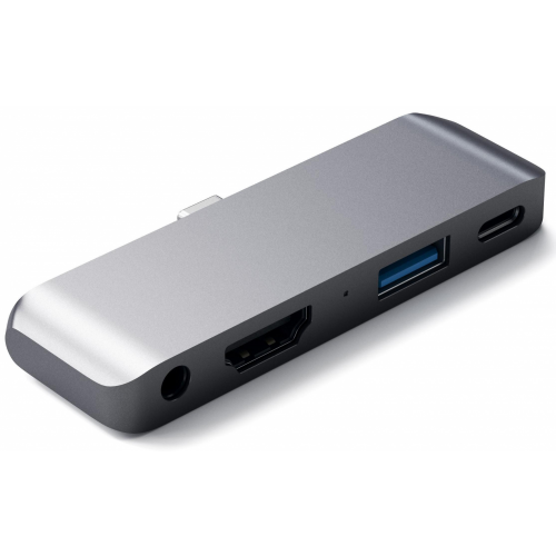 Адаптер-разветвитель Satechi Aluminum Type-C Mobile Pro Hub Adapter for iPad - Space Gray