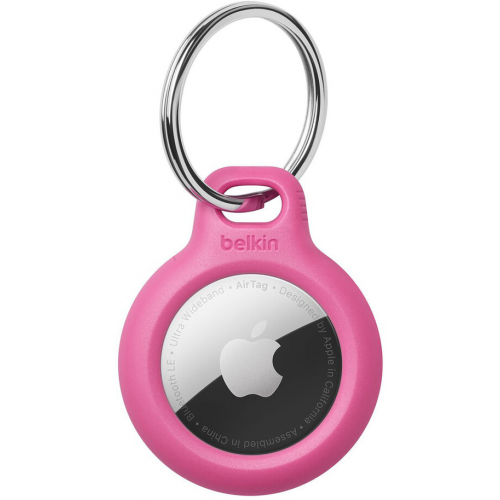 Держатель с кольцом Belkin Secure Holder Key Ring (F8W973btPNK) для Apple AirTag (Pink)
