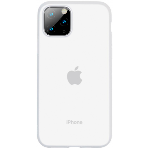 Чехол Baseus Jelly Liquid Silica Gel (WIAPIPH58S-GD02) для iPhone 11 Pro (Transparent White)