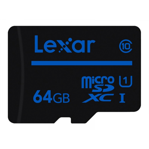 Карта памяти Lexar High-Performance 633x microSDHC/microSDXC UHS-I 64Gb (LX1LFSDM1064GABC10)