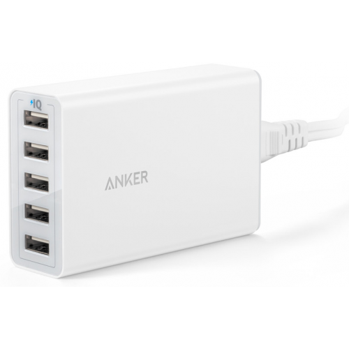 Сетевое зарядное устройство Anker PowerPort 5 A2124L22 (White)
