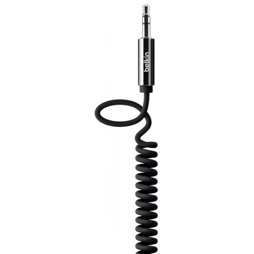Аудиокабель Belkin MIXIT? Coiled Cable (AV10126cw06-BLK) Black