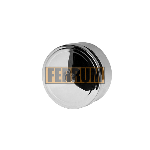 Заглушка (из нержавеющей стали 0,5 мм) ф120 внутр Ferrum 20847)