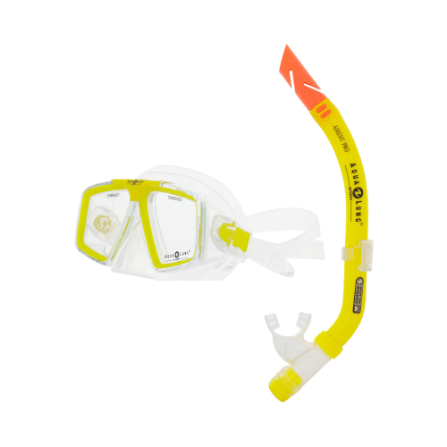Набор Для Плавания Aqua Lung Sport Маска Козюмель Про + Трубка Аирент Про Желтый