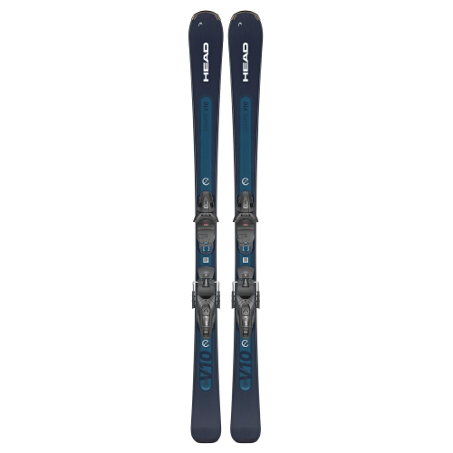 Горные Лыжи С Креплениями Head Shape E-V10 Sw Amt-Pr+Pr 11 Gw Br 90 [G] Black-Blue