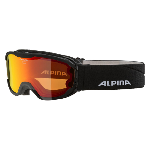 Очки Горнолыжные Alpina 2022-23 Pheos Jr. Q-Lite Black Matt