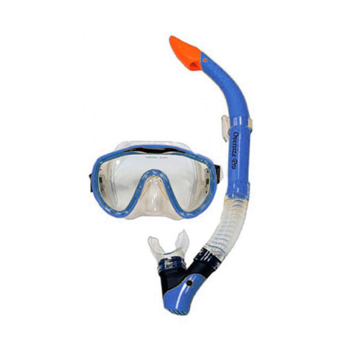 Набор Для Плавания Aqua Lung Sport Маска Оверсайз Про + Трубка 327Ss Синий