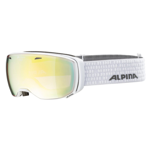 Очки Горнолыжные Alpina Estetica Q White Gloss/Q Gold Sph. S2