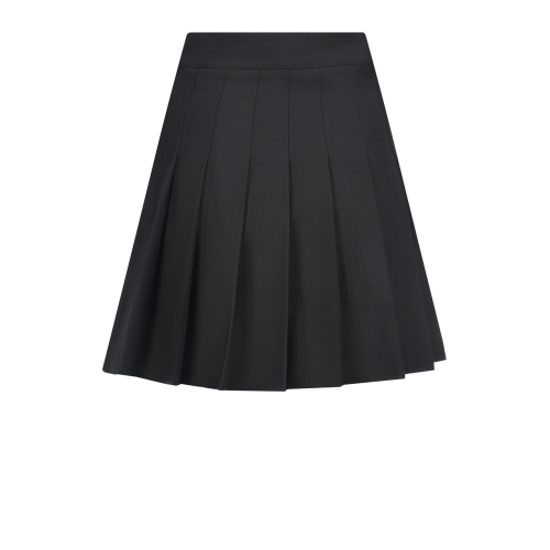 Черная юбка с крупными складками Flashin