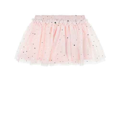 Розовая юбка со стразами Stella McCartney
