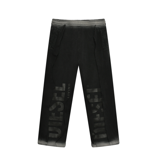Спортивные брюки с лого, черные Diesel