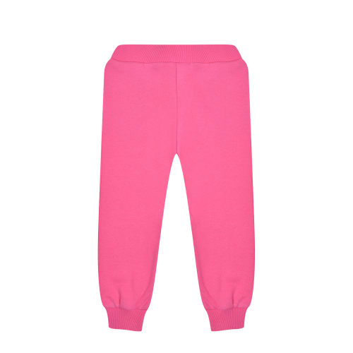 Спортивные брюки с принтом "100% Pure Moschino", розовые