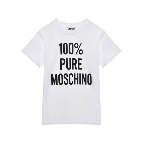 Футболка с принтом "100% Pure Moschino"