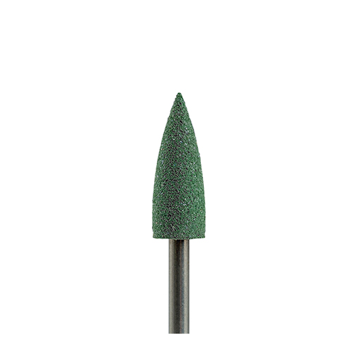 Muhle Manikure, Полировщик силикон-карбидный «Конус» D=6 мм, средний, зеленый