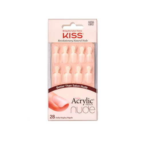Kiss, Набор накладных ногтей с клеем «Естественная красота»