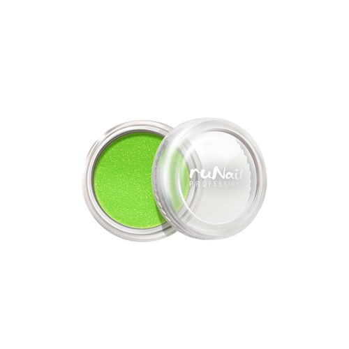 ruNail, дизайн для ногтей: пыль (светло-зеленый)