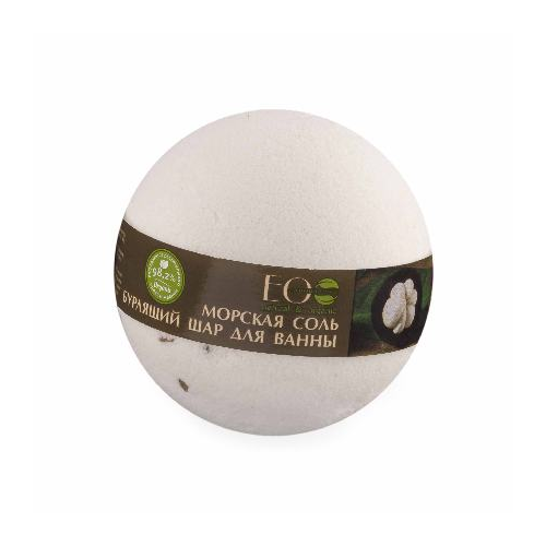 EcoLab, Бурлящий шар для ванны «Мангостин и ваниль», 220 г
